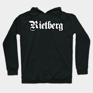 Rietberg written with gothic font Hoodie